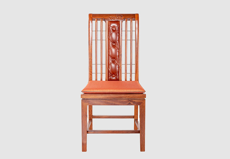 印台芙蓉榭中式实木餐椅效果图