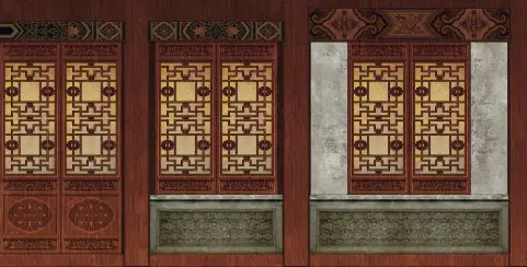 印台隔扇槛窗的基本构造和饰件