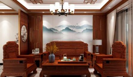 印台如何装饰中式风格客厅？